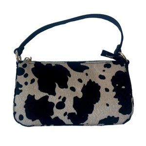Frasier Sterling Cow Print Shoulder Bag